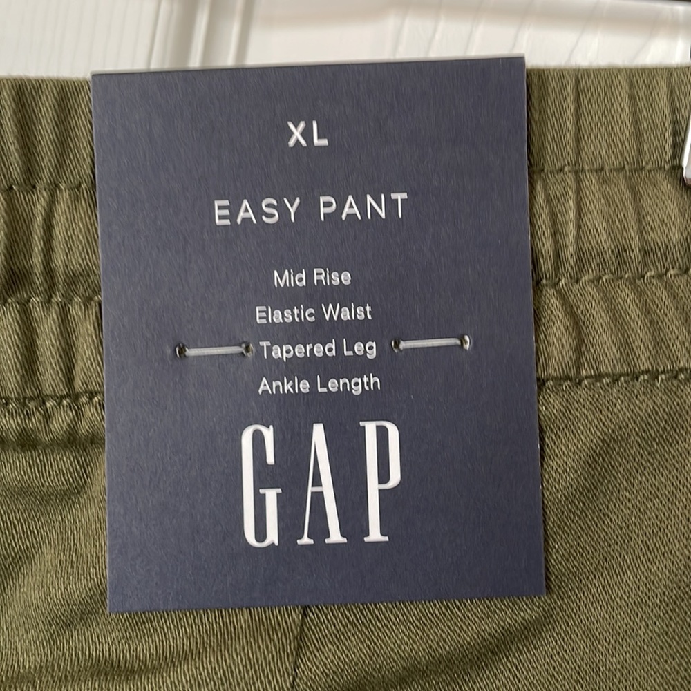 Gap Factory Army Jacket Green Twill Easy Pants with Washwell - Picture 5 of 7